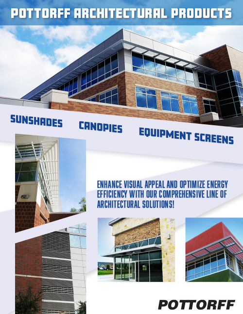 Pottorff Architectural Products feature Sunshades, Canopies and Equipment Screens