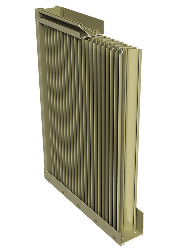 3" Vertical Louvers and Architectural