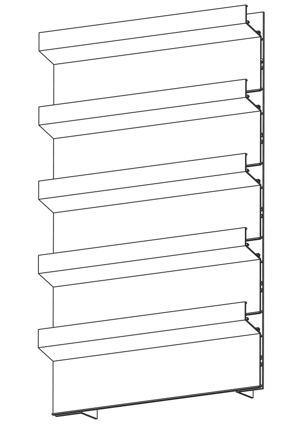 HZ-200 2-1/4" Deep - 45 Degree Horizontal Cladding