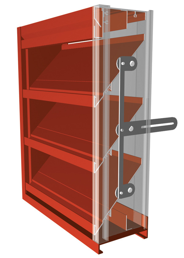 6" With Control Damper Louvers and Architectural