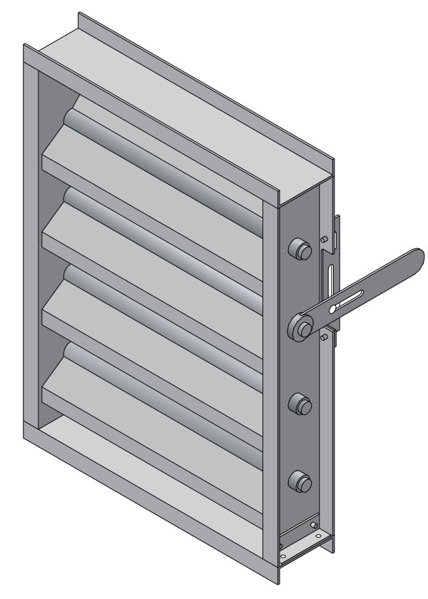 FOJ-445 4" Deep - 45 Degree Operable Blade