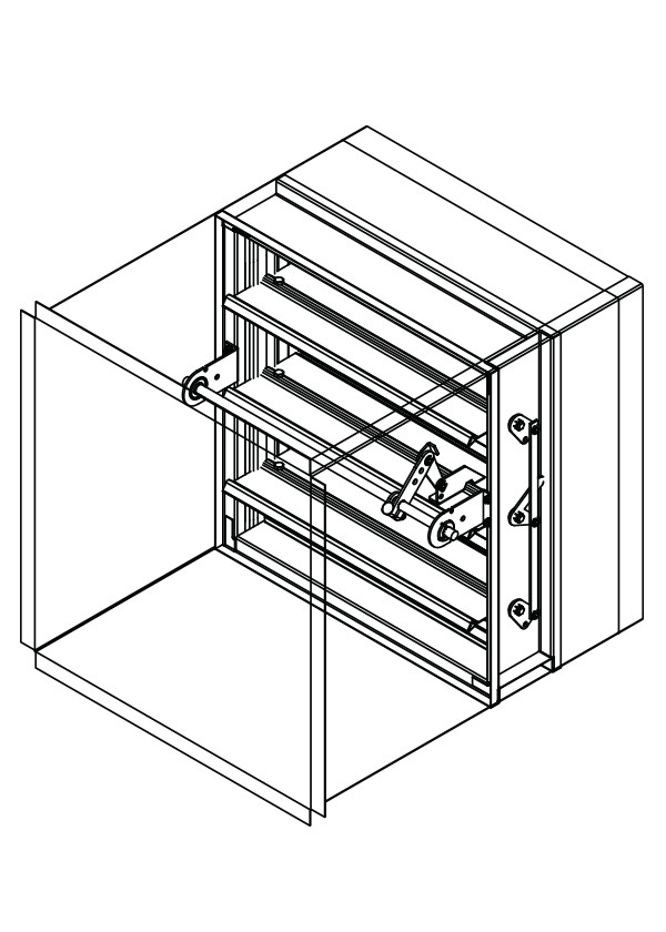 FSD-143-OP Actuator in the Airstream - Out-of-Partition