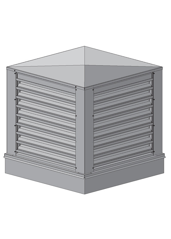 EFD-445-PH 4" Deep - 45 Degree Drainable Blade