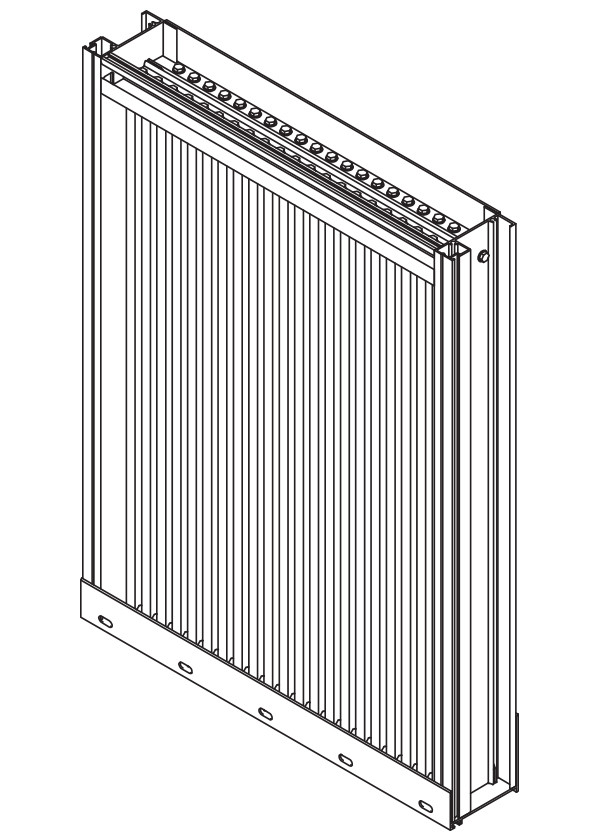 ECV-345 3" Deep - 45 Degree Vertical Blade