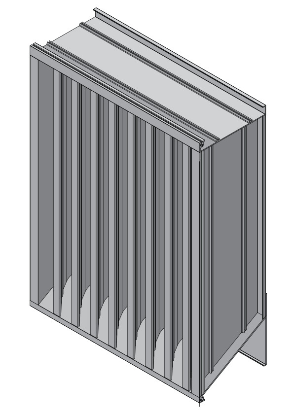 EVS-745 7" Deep - 45 Degree Vertical Blade