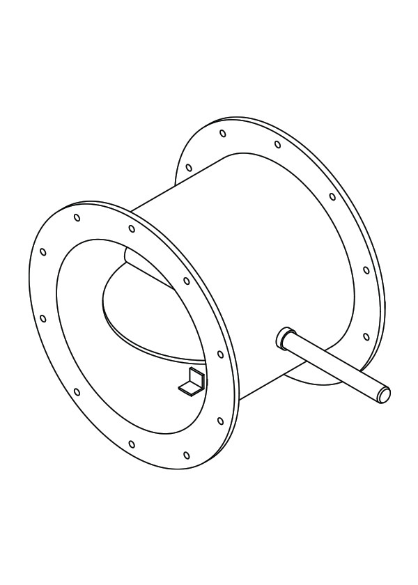 FRP-85R Single Blade - Round