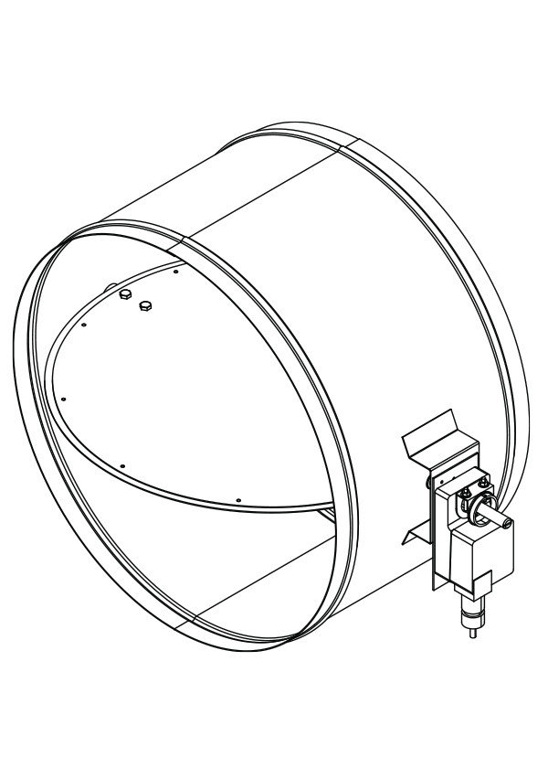 CD-25R-CO2 Single Round Blade