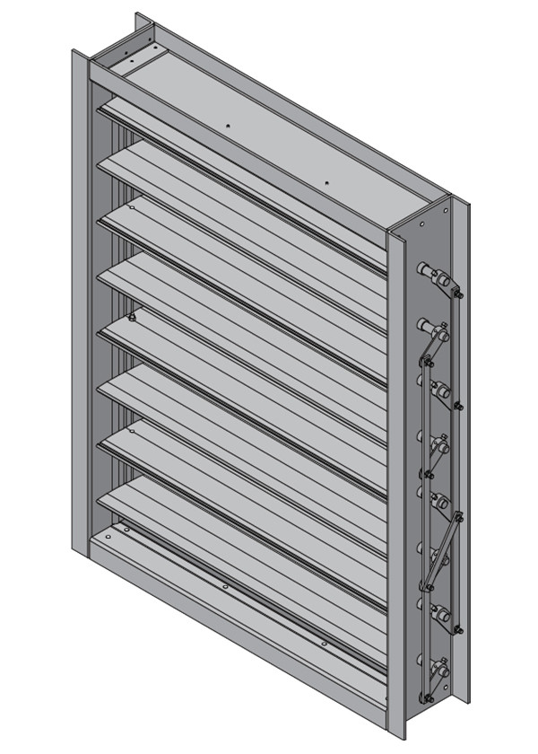 Airfoil Blade Air Control Dampers