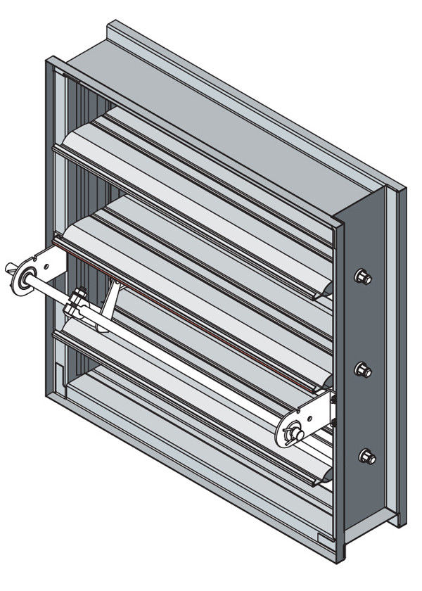 Airfoil Blade Fire - Smoke Dampers