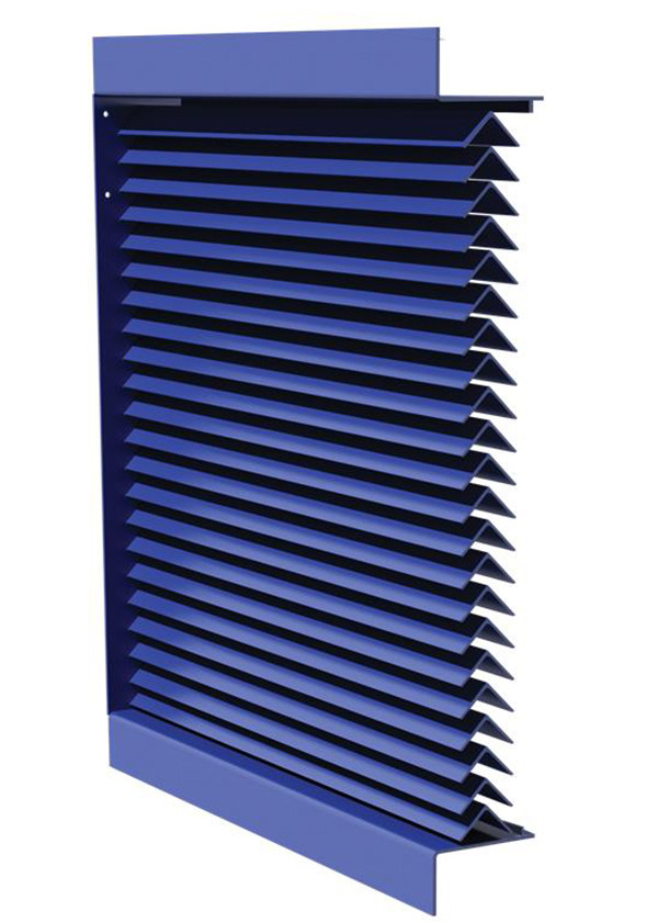 8" Steel Grille Louvers and Architectural