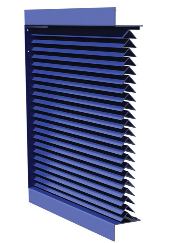 8" Steel Grille Louvers and Penthouses