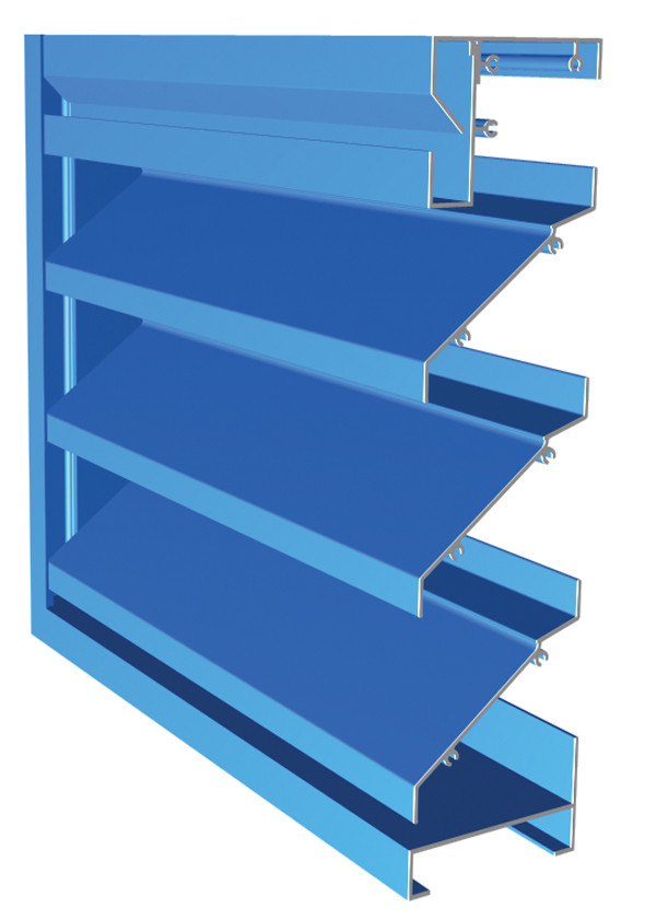 4" and 6" Drainable Head Louvers and Penthouses