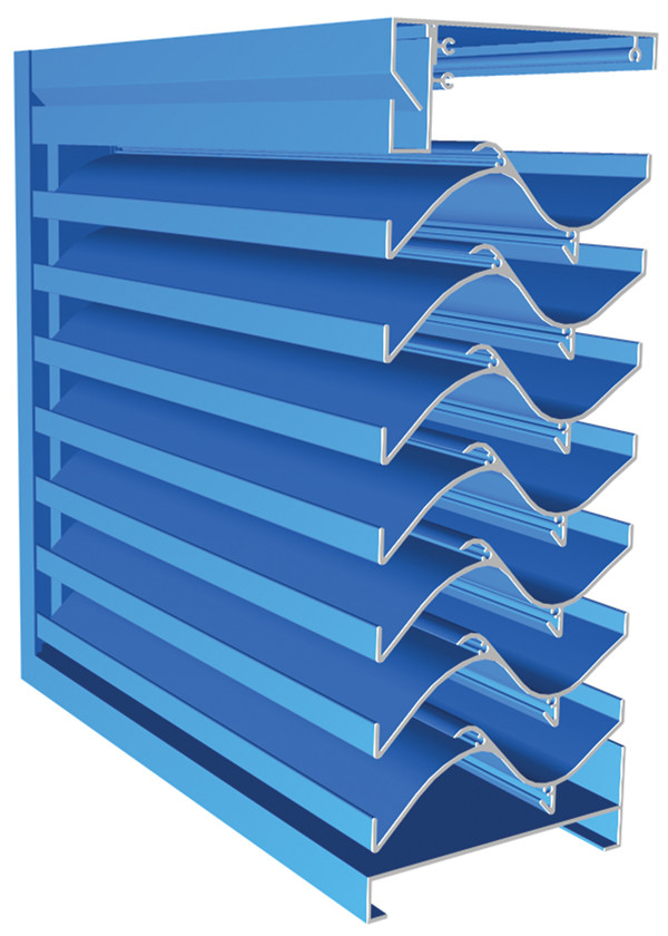 7" Horizontal Louvers and Architectural