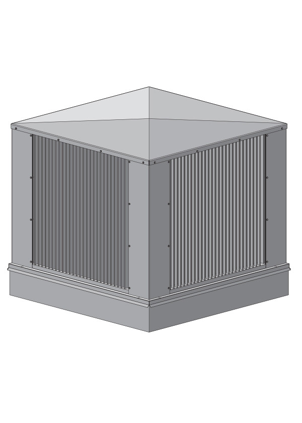 ECV-645-PH 6" Deep - 45 Degree Vertical Blade