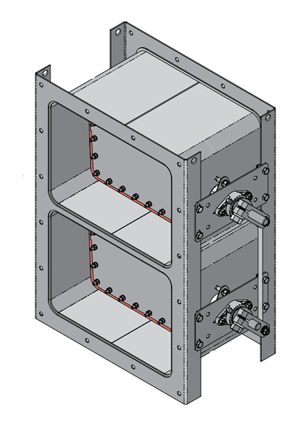 Rectangular Bubble-Tight Air Control Dampers