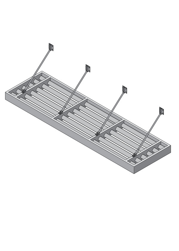 ACA-445 4" Airfoil Blade