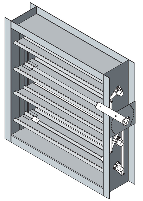 3V Blade - 3/4" Axle Air Control Dampers