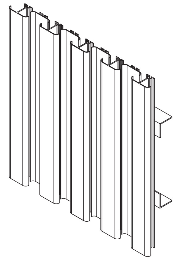 VT-250 2-1/2" Deep - Vertical Cladding