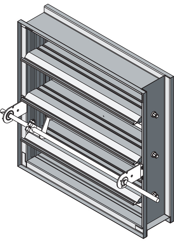 Airfoil Blade Fire - Smoke Dampers