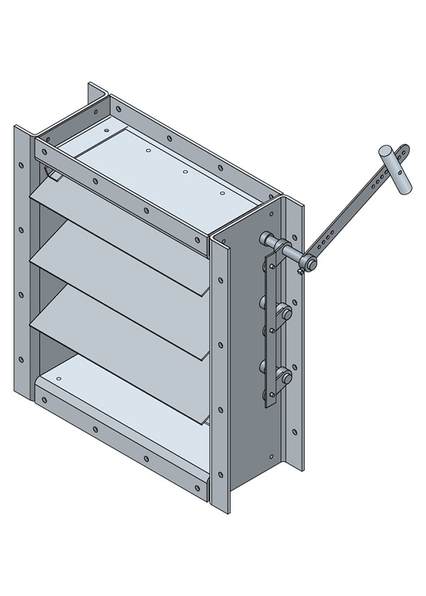 Airfoil Blade Backdraft Dampers