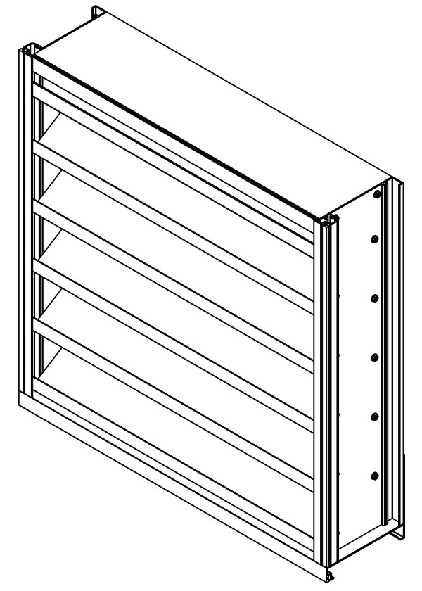 EFD-635 6" Deep - 35 Degree Drainable Blade