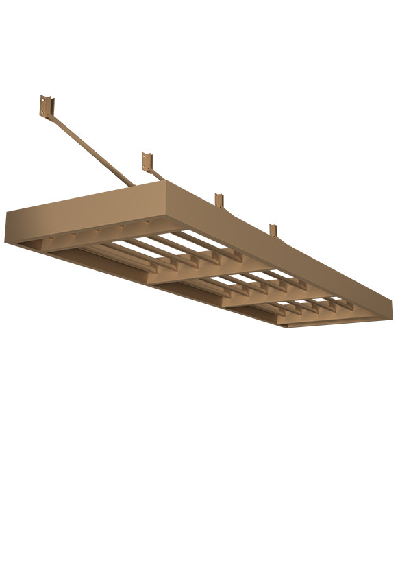 4" Airfoil Louvers and Architectural