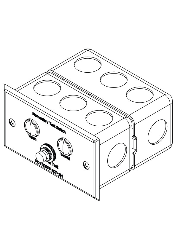 RCP-1M Momentary test Switch, Position-Indicator Lights