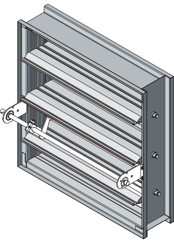 Airfoil Blade Fire - Smoke Dampers