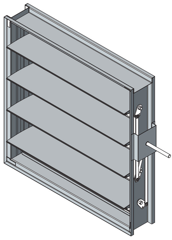 Airfoil Blade - Aluminum Air Control Dampers