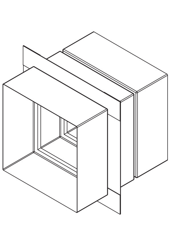 VFD-10-IMB Integral Mounting Angle - Curtain Style Blade