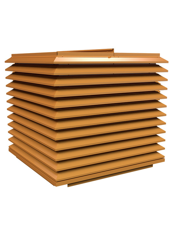 4" J Louvers and Penthouses