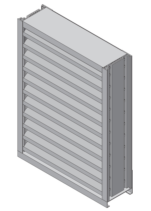 ECD-545-MD 5" Deep - 45 Degree Horizontal Blade