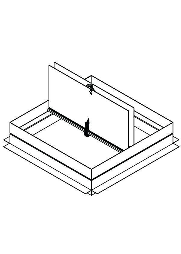 CFD-521-NP90 Field Installed 90° Plenum