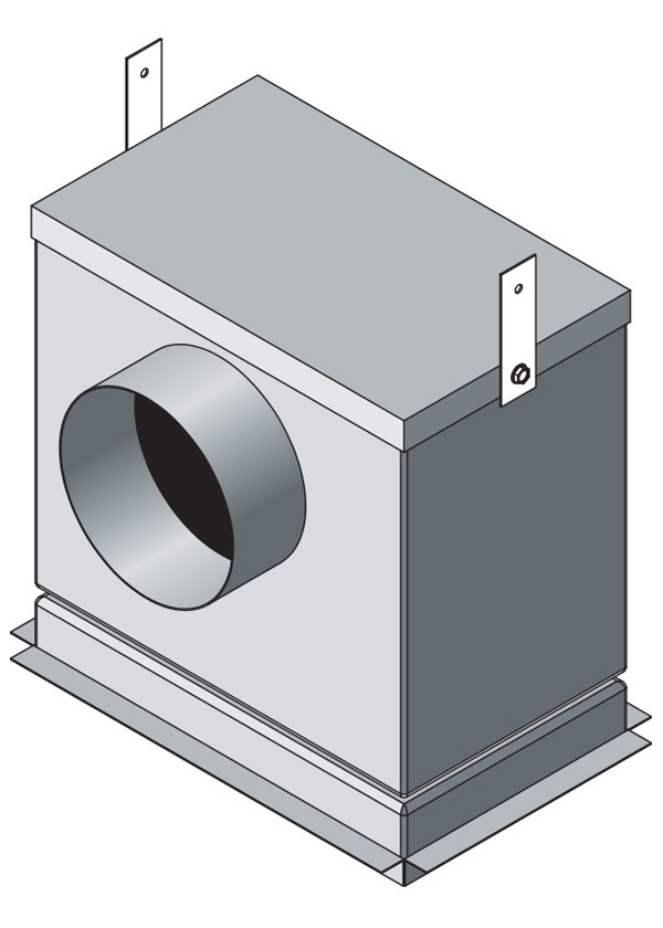 Steel Outlet Box Ceiling Radiation Dampers