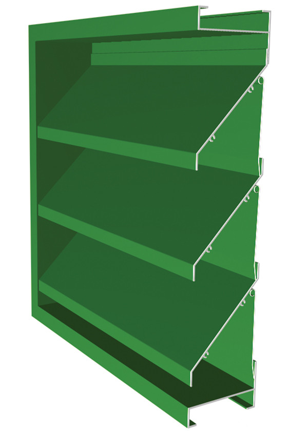 4" With Backdraft Damper Louvers and Architectural