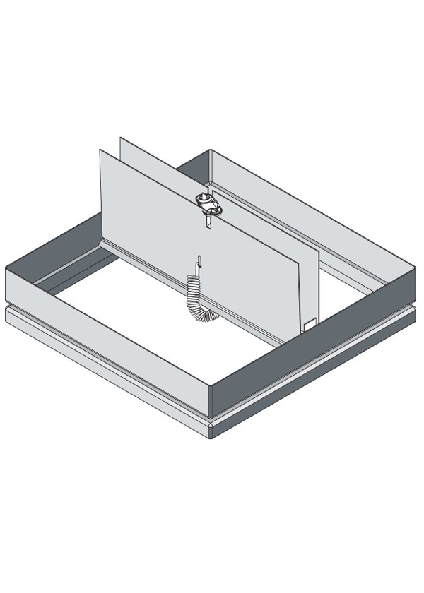 Butterfly Style Blade Ceiling Radiation Dampers