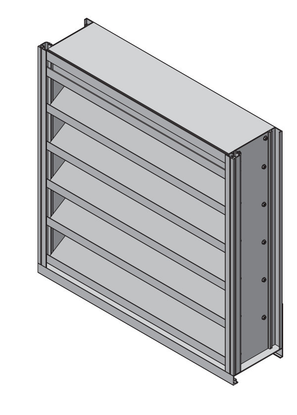 EFD-635-MD 6" Deep - 35 Degree Horizontal Blade