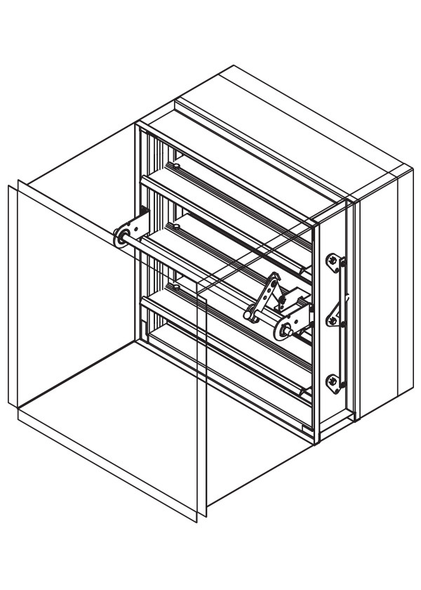 FSD-141-OP Actuator in the Airstream - Out-of -Partition