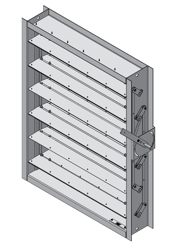 Airfoil Blade - 1" Axle Air Control Dampers