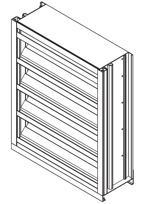 EDD-637 6" Deep - 37-1/2 Degree Dual-Drainable Blade