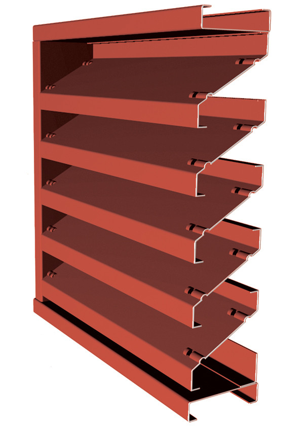 2", 4" and 6" Non-Drainable J Louvers and Architectural