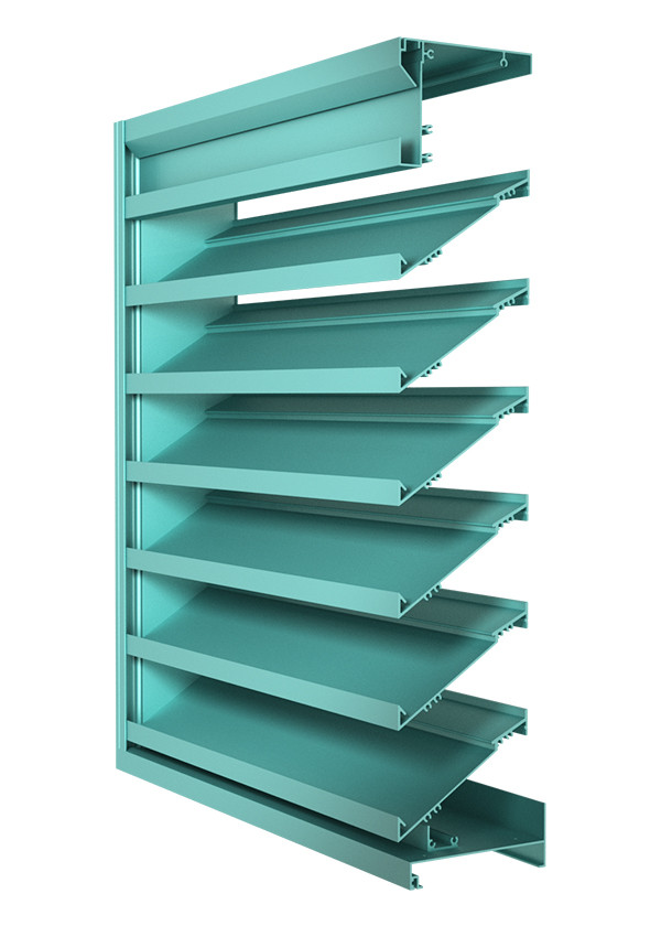 6" Horizontal Louvers and Architectural
