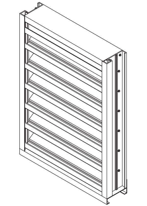 EFD-435 4" Deep - 35 Degree Drainable Blade