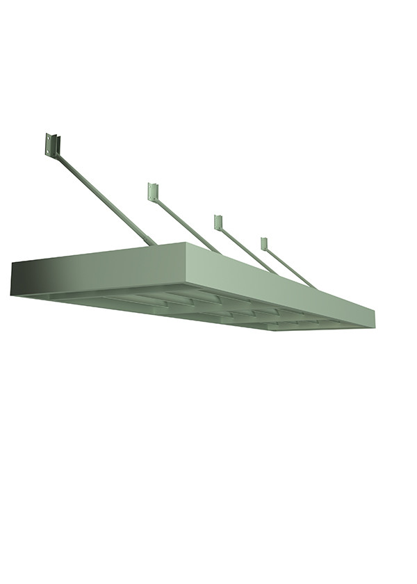 6" Airfoil Louvers and Architectural