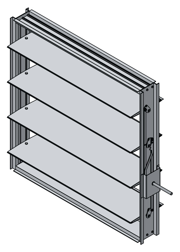 Fully Symmetric Air Control Dampers