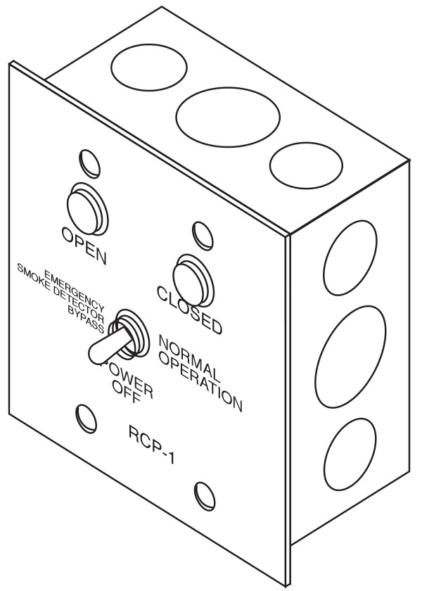 RCP-1 3-Position Switch, Position-Indicator Lights