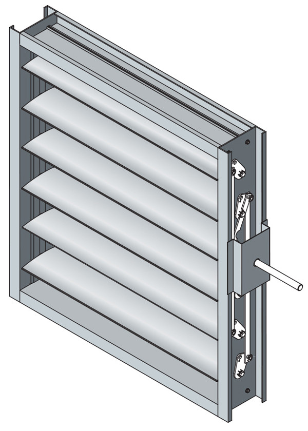 Airfoil Blade - Thinline Air Control Dampers