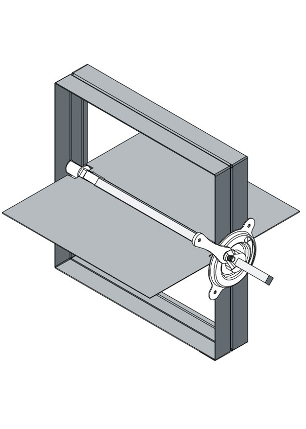 Manual Quadrant - Rectangular Air Control Dampers