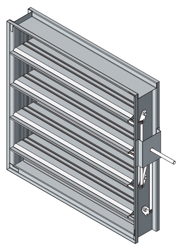 Insulated Airfoil Blade - Steel Air Control Dampers