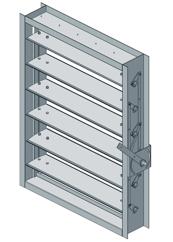 Airfoil Blade - Tunnel Air Control Dampers